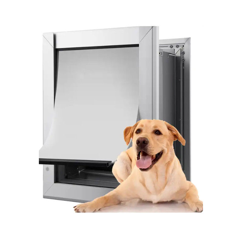 ISO9001 PET 안전 알루미늄 PET 문 4면 닫기 자기 잠금 개 문