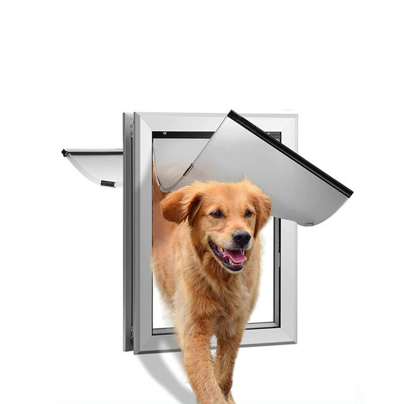 ISO9001 PET 안전 알루미늄 PET 문 4면 닫기 자기 잠금 개 문