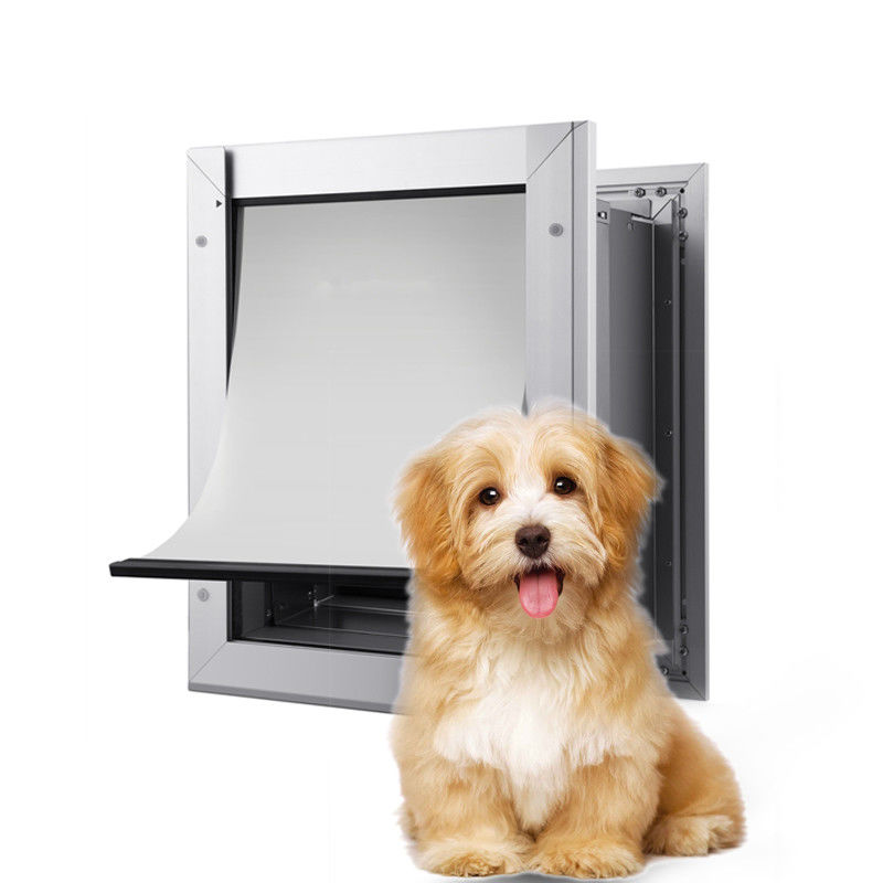 ISO9001 PET 안전 알루미늄 PET 문 4면 닫기 자기 잠금 개 문